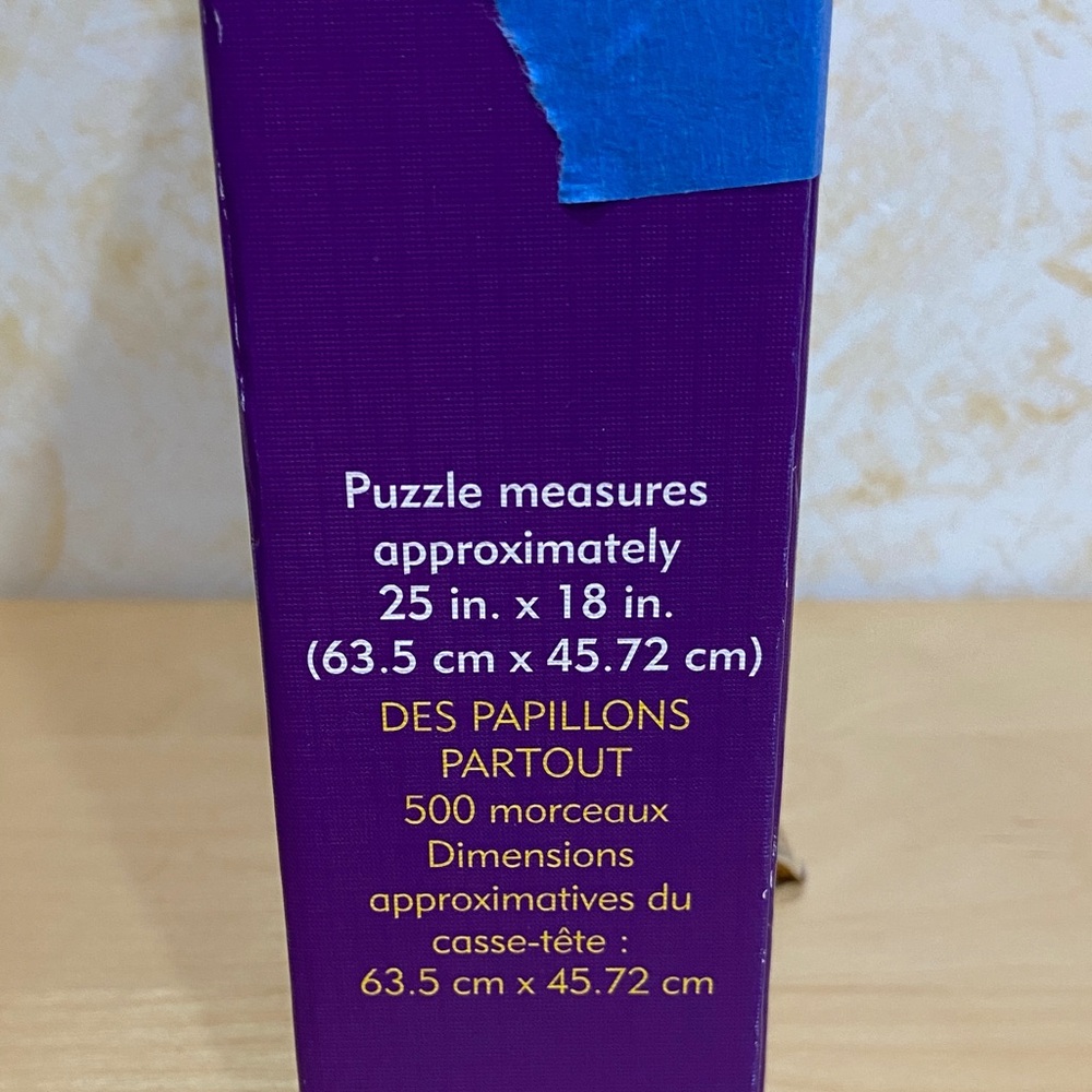 Peter Pauper Press - All the Butterflies - 500 Piece Puzzle - Picture 2 of 2